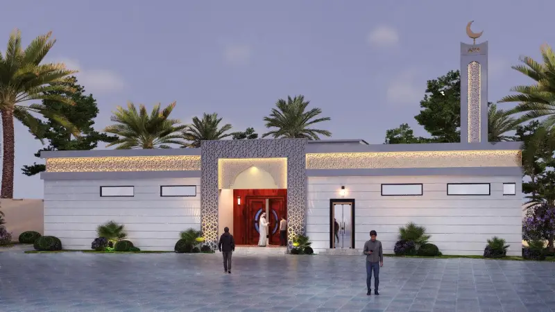 تصميم مسجد
